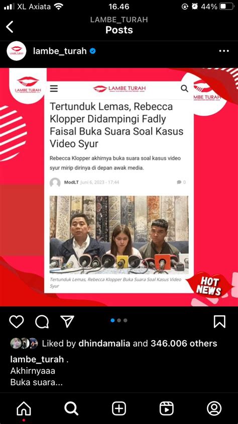 bokep becca 47 detik|Isi Klarifikasi Rebecca Klopper Mengenai Video Syur 47 Detik